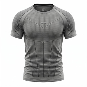 Camisetas de Poliéster para Hombre al por Mayor, 100% Tejido, Cuello Redondo, Sin Mangas, Corte Ajustado, Transpirables, de Secado Rápido, Estilo Deportivo, 180g - Product Image 5