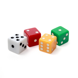 Dados <span class=keywords><strong>de</strong></span> Casino Acrílicos <span class=keywords><strong>de</strong></span> 19 mm, Dados <span class=keywords><strong>de</strong></span> 6 Caras con Esquinas Cuadradas y Redondeadas, Personalizados <span class=keywords><strong>para</strong></span> Niños y Adultos - Product Image 5