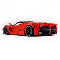 CADA C61505 4739 Piezas, Bloques de Construcción de Modelo de Auto Deportivo Técnico Rojo, Rompecabezas DIY para Niños, Regalos para Niños