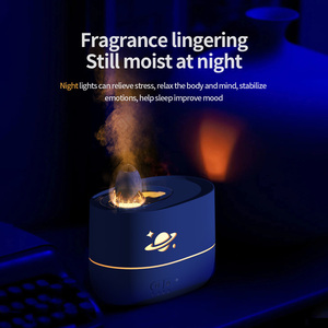 Cost-effective Plastic Flame Humidifier Rocket Planet Design Night Light App-<b>Controlled</b> <b>USB</b> Portable Household Desktop 51-100mL - Product Image 4