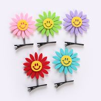 Mini-poussins jaunes de Pâques, matériel DIY pour pinces à cheveux, décoration de Pâques