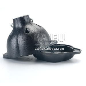 Заводская поставка, предварительно приправленный чугунный жаровня для чеснока, чугунный чесночный пекарь, чугунные Инструменты для выпечки чеснока - Product Image 3