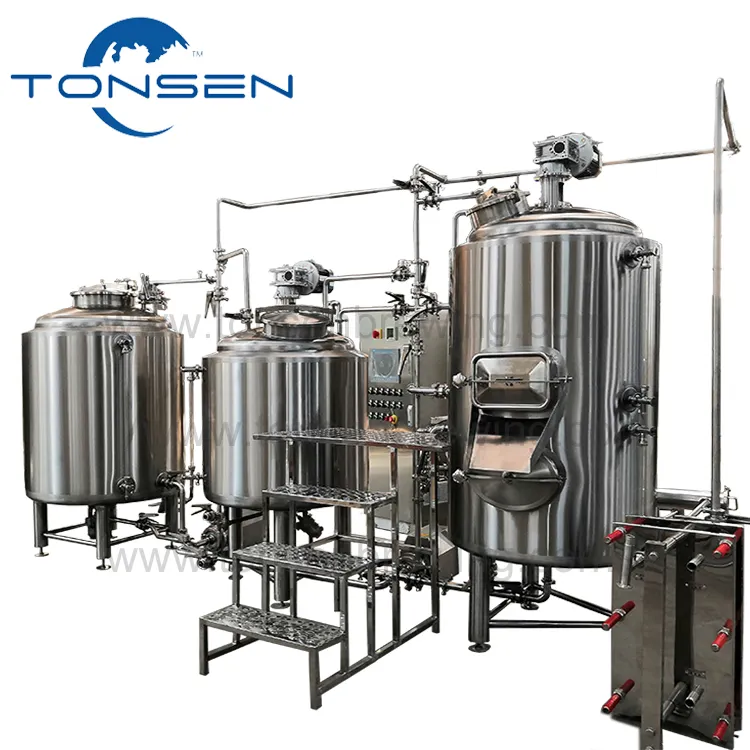 TONSEN 미니 에탄올 기계 malting wort 끓는 기계
