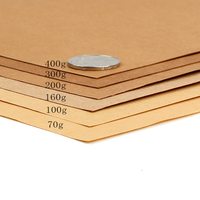 Vente en gros de papier kraft brun 150g Rouleau de papier artisanal Matière première d'emballage en papier kraft