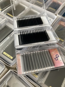 ขนตาปลอมแคชเมียร์แบบ Private Label หนาฟู สีดำด้าน เรียบลื่นดุจขนมิงค์ ทำมือ ง่ายต่อการต่อเป็นพัด ไม่ทดลองกับสัตว์ - Product Image 5