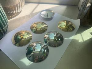 Đức lớn bạc Vòng conchos kích thước 2 \ "2.5 \" 3 \ "bền kẽm vật liệu - Product Image 2