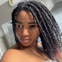 Commercio all'ingrosso 100% fatto a mano 10 pollici 0.4cm mix nero con estensioni dei capelli all'uncinetto umani di colore bianco microserrature dread lock extension
