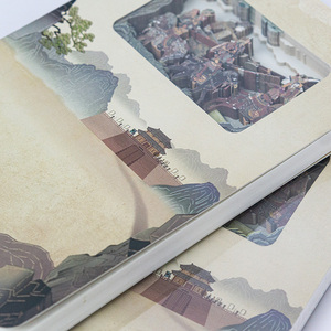 Cahier créatif A5 Patrimoine culturel immatériel Conception <span class=keywords><strong>de</strong></span> marionnettes d'ombre Art sculptural 3D avec cadeau culturel haut <span class=keywords><strong>de</strong></span> gamme - Product Image 5