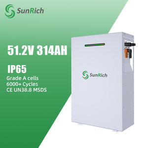 वाटरप्रूफ 16kwh बैटरी लिथियम के साथ व्हील 51.<span class=keywords><strong>2</strong></span> वी 314 ह सौर बैटरी लिथियम ऊर्जा भंडारण बैटरी, आईपी 65 सुरक्षा के साथ घर - Product Image 3