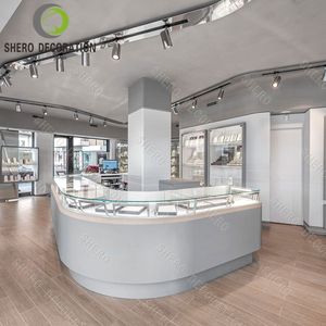 Commercial <b>Jewelry</b> Shop Decoration Design Custom Luxury Glass <b>Cabinet</b> Display Case High End <b>Jewelry</b> Shop Furniture - Product Image 1