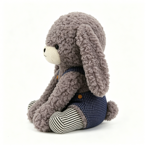Peluche de perro personalizado, peluche de caniche, peluche de perro con orejas caídas, peluche de cachorro, peluche de perro gris - Product Image 5