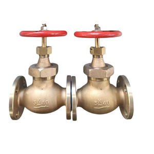 BRONZE 5K/16K Vannes GLOBE DE CONTRÔLE À VIS VERS LE BATEAU UNION CAPOT DROIT/ANGLE TYPE VANNES MARINES NAVIRE - Product Image 1