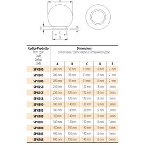 Lámpara Esférica para Exteriores Velamp de 200 mm con Casquillo E27, PMMA Transparente, IP44, Montaje Empotrado, Lámpara de Jardín - Product Image 3