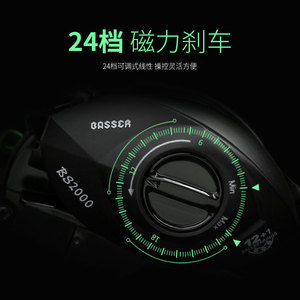 Baitcasting Reel 8.1:1 Gear Ratio Magnetic Brake Right Hand Ocean Beach Fishing Tackle - Product Image 3