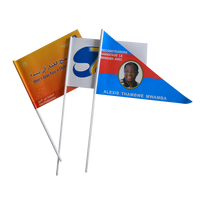 Support en Polyester de haute qualité, petits drapeaux personnalisés