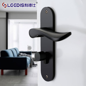 Lideshi Lever Lock Aluminum Interior Door Lock For Solid Wood Doors Model 7019 Durable Handle - Product Image 2
