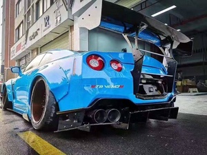 ชุดแต่งไวด์บอดี้คุณภาพสูง BTC สำหรับรถยนต์นิสสัน GT-R R35 (2008-2019) สไตล์ Liberty <span class=keywords><strong>Walk</strong></span> <span class=keywords><strong>V2</strong></span> กันชนหน้า/หลัง ฝากระโปรง รางกันชน ชุดแต่งกันชนรถยนต์ใหม่ - Product Image 4