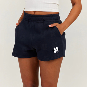 Shorts Deportivos Transpirables Personalizados al por Mayor para Mujer, Shorts de Gimnasio de Cintura Alta, Elásticos, Bordados, con Bolsillo, para Verano - Product Image 3