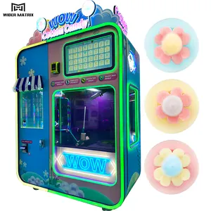 Most Popular New Design Automatic Cotton Candy Vending Machine Candy Floss Machine