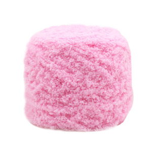 Grosir 95g benang beludru karang lembut rajutan kabur kerajinan DIY benang berbulu hangat untuk pakaian sarung tangan sandal boneka - Product Image 2