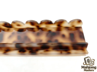 Nouvelle règle de mahjong transparente de luxe, arrangeur de cartes de mahjong en acrylique de 4 mm, poussoir et support de cartes, 4 pièces par ensemble