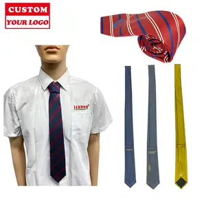 Шелковые галстуки 100% шелковые полосатые галстуки аксессуары для галстуков Модный логотип галстук