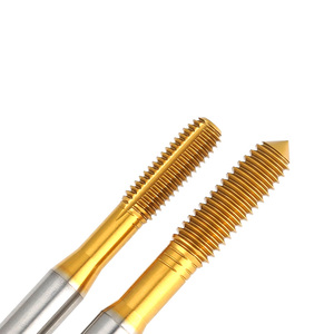 Tarauds métriques HSSE ST2 ST2.5 ST3 ST4 ST5 ST6 ST8 ST10 pour extrusion, plaqués titane, à filetage à froid pour métaux - Product Image 4