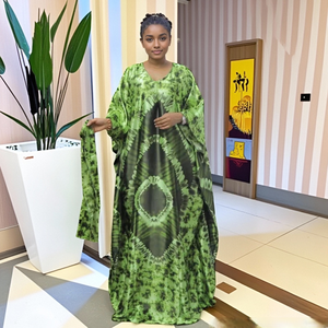 Vestito allentato da donna con stampa estiva africana nuovo stile Casual elegante stile etnico Bubu - Product Image 3