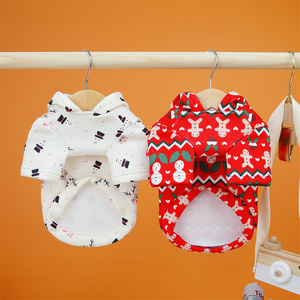 Vêtements de Noël glamour <span class=keywords><strong>pour</strong></span> animaux de compagnie-Pull fantaisie du Père Noël <span class=keywords><strong>pour</strong></span> petits chiens, vêtements <span class=keywords><strong>pour</strong></span> chats, vêtements d'hiver chauds <span class=keywords><strong>pour</strong></span> chiens - Product Image 6