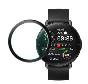 3D เต็มปกนุ่มป้องกันหน้าจอสำหรับ <span class=keywords><strong>Xiaomi</strong></span> สำหรับ Mibro <span class=keywords><strong>X1</strong></span> A1นาฬิกาฟิล์ม PMMA นาฬิกาป้องกันหน้าจอ - Product Image 1
