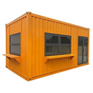โครงสร้างโลหะรูปทรงคลื่นพร้อมประตูสำหรับบ้านคอนเทนเนอร์สำเร็จรูป - Product Image 1