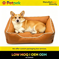 Lit pour animaux de compagnie personnalisable pour l'hiver, faible MOQ, amovible, lavable, chaud, pour un sommeil profond, accessoires pour animaux de compagnie, lit pour animaux imperméable