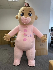 Disfraz de Mascota Inflable de Dibujos Animados <span class=keywords><strong>JoJo</strong></span> Baby Girl with Little Nipple de 2m, Gran Oferta, Disfraz de Mascota Inflable para Boda - Product Image 3