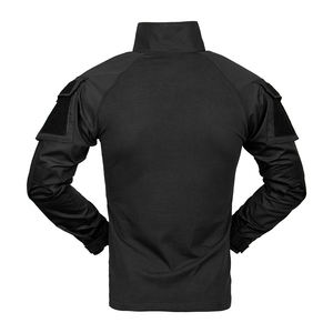 Combinaison d'entraînement noire personnalisée pour les forces spéciales - Tissu tissé respirant - Product Image 5