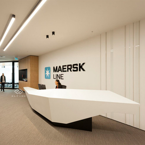 Thiết Kế Độc Đáo 5 Sao Khách Sạn Thời Trang Cao Thuyền Hình Dạng Hai Người Bàn Tiếp Tân - Product Image 6