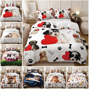 Ensemble <span class=keywords><strong>de</strong></span> literie pour <span class=keywords><strong>chien</strong></span> Corgi Kawaii, <span class=keywords><strong>housse</strong></span> <span class=keywords><strong>de</strong></span> <span class=keywords><strong>couette</strong></span> imprimée numériquement pour les amoureux des animaux <span class=keywords><strong>de</strong></span> compagnie <span class=keywords><strong>avec</strong></span> taies d'oreiller - Product Image 2