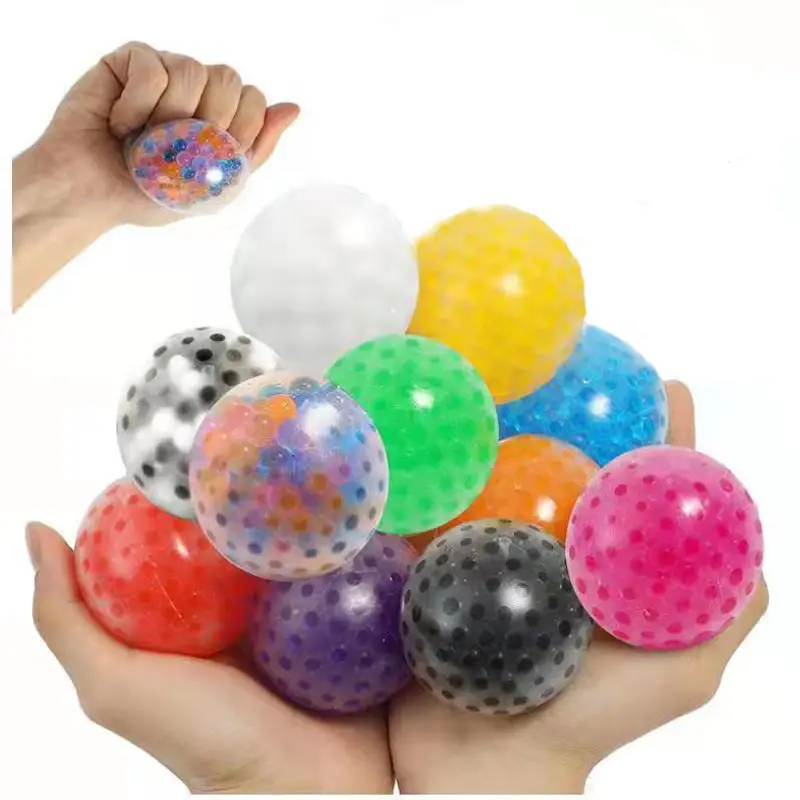 New Strange Vent Ball Tpr Soft Rubber Toy Ball Adult Kids Children's Water Beads Squeeze Ball Toys