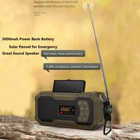 Antenne professionnelle haut-parleurs Radio d'urgence Signal Marine Camping extérieur Dynamo Charge solaire multibande Radio Audio pratique