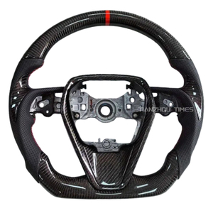 Volante Personalizado de Fibra de Carbono para <span class=keywords><strong>Toyota</strong></span> Camry TRD SE XSE 2020 2023 2013 2015 2011 2018 2014 2018 2012 <span class=keywords><strong>2022</strong></span> 2026 2021 2024 - Product Image 1