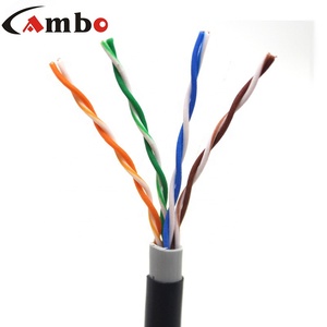 Cable Cat5e <span class=keywords><strong>UTP</strong></span> de <span class=keywords><strong>100m</strong></span>/305m para exteriores, personalizado, CCA 24AWG, 1000ft, de la línea de fabricación NFT - Product Image 3