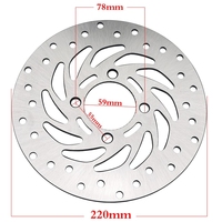 Rotor Rem Cakram Depan Skuter Moto untuk HONDA PCX125 S ABS 2012-2019 PCX150 SH 125i ANC 125E 2014-2018 SH125i Vision NSC110 NSC