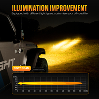 Novsight 60W 120W 3 pouces 4,5 pouces 6 pouces Combo Beam Led Driving Light 4x4 Offroad Led Work Lights Accessoires de voiture