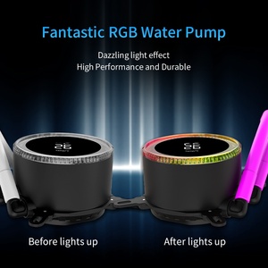 ชุดระบายความร้อนซีพียูแบบน้ำ RGB 360 มม. AIO 12V พร้อมพัดลมระบายความร้อน ใช้งานร่วมกับพัดลมได้ ได้รับการรับรองมาตรฐาน CE สำหรับคอมพิวเตอร์ ระบบระบายความร้อนด้วยน้ำแบบเงียบ - Product Image 5