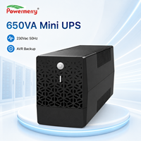 Alimentation sans interruption monophasée mini 650VA 220V 50Hz AVR avec LED USB CE RoHS pour ordinateur, routeur, POS, CCTV, usage domestique et bureautique