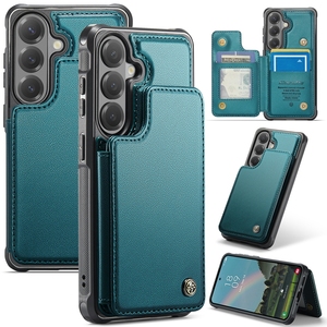 Étui en cuir <span class=keywords><strong>Caseme</strong></span> C22 avec porte-cartes pour <span class=keywords><strong>Samsung</strong></span> Galaxy S26 Plus Ultra A15 A16 5G A17 A36 A37 A56 A57, coque arrière avec béquille - Product Image 1