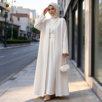 Robe de soirée Zaynab pour femme musulmane, longue, tendance, abayas ouvertes, modestes, style Dubaï moderne, jalabiya, robe de soirée