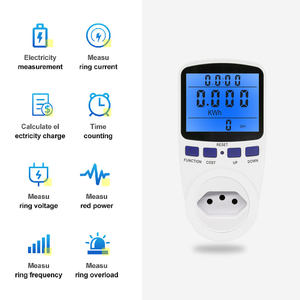 卡瓦尔 PMB02-BR BR 插头式数字瓦特表 LCD 背光蓝光电能表 电表插座 电量测试仪 - Product Image 6