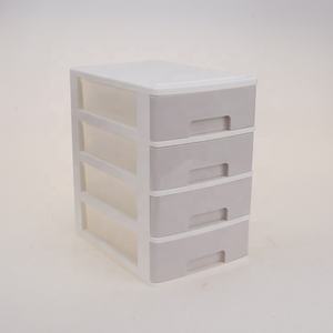 Trieuse d'accessoires de bureau, pour filles, boîte de rangement de cosmétiques et bijoux, 4 couches, commode de Mini tiroirs - Product Image 6