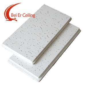 Trang trí gạch Trần Pinhole kết cấu thả trần Bảng điều chỉnh 60x60 gạch khoáng sản sợi Trần Hội Đồng Quản trị cho hệ thống treo hệ thống - Product Image 1