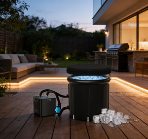 High Efficiency External Water Chiller Cold Plunge Tub Integrated Filtration Gear Indoor Fitness Recovery Ice Bath - Product Image 1